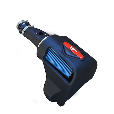 Injen Black Polyethylene Tube SupernanoWeb Blue Filter With Air Box EVO1500